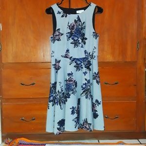 ELLE dark floral dress